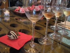 Wine tasting at Schramsberg