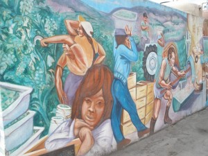 Gundlach Bundschu's mural honoring vineyards workers