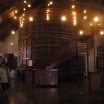 60000 gallon oak tank at Sebastiani