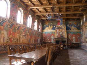 The Great Hall at Castello di Amorosa