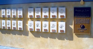 Hands of Time wall at Stag's Leap Cellars