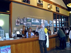 Kunde Estate Winery's tasting room