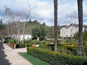 Courtyard at Chateau St. Jean