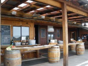 Iron Horse's outdoor tasting bar