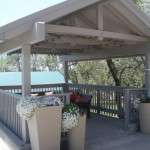 Acacia's outdoor seating area