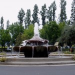 Fountain at Franciscan Winery