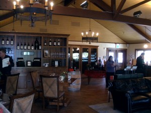 Tasting room at Freemark Abbey