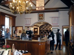 Tasting room at Chimney Rock