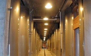 Fermentation room at Rutherford Hill Winery