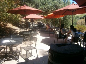 Outdoor picnic area at Ravenswood