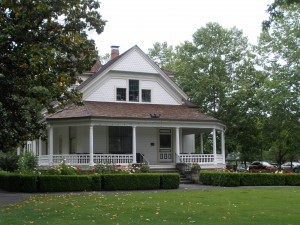 The historic Victorian house at St. Supery Winery