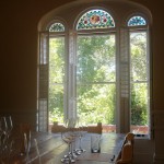 Tasting salon inside the Miravalle mansion at Spring Mountain Vineyard