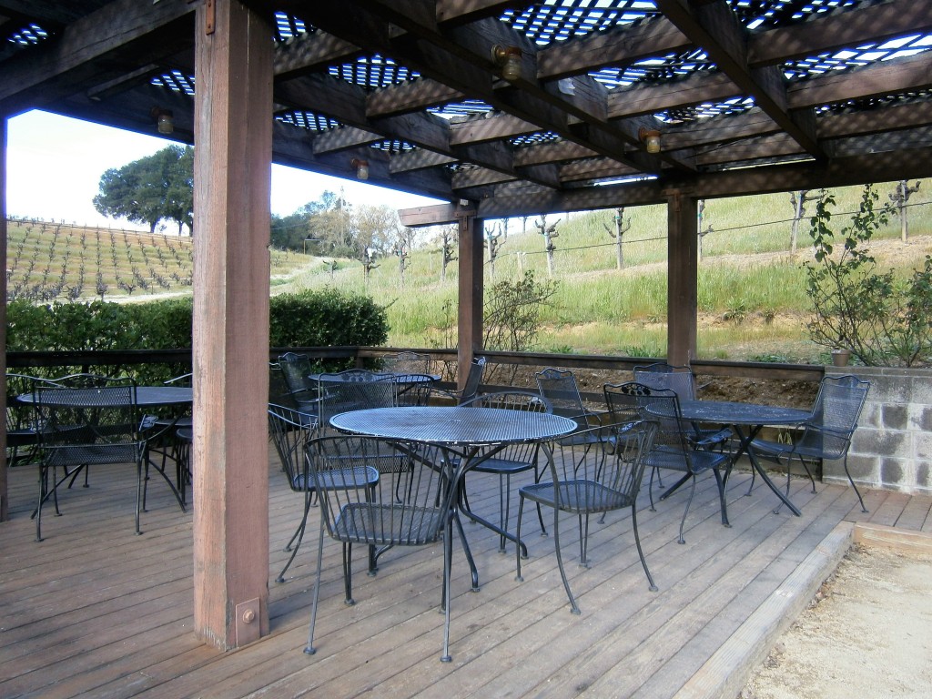 Pedroncelli's outdoor picnic area